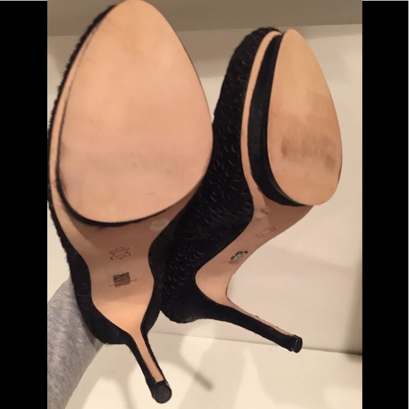 BCBGmaxazria Ven fur ankle boots black 9.5, 10 - Picture 11 of 13